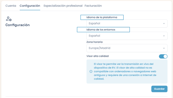 19. ¿Cómo puedo cambiar el idioma 2 [ES]